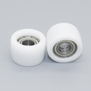 Rouleau en nylon à double roulement 6900Z, revêtement plastique POM DuPont 100P, résistant à l'usure avec vis - Product Image 5