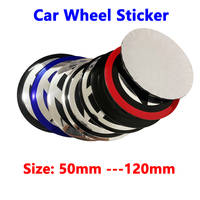 Autocollants noirs et argentés pour centre de roue de voiture 50/55/56/60/65/70/75/80/90/120 mm pour VW, emblèmes de moyeu de roue, accessoires