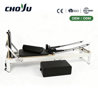 Machine de Pilates Reformer portable en alliage d'aluminium Choyu W2040, 106 kg, certifiée BSCI, logo personnalisé OEM, Pilates écologique