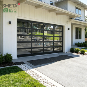 <span class=keywords><strong>Porte</strong></span> <span class=keywords><strong>de</strong></span> <span class=keywords><strong>garage</strong></span> <span class=keywords><strong>sectionnelle</strong></span> en verre encadrée Andexin, design gain <span class=keywords><strong>de</strong></span> place pour petits garages, vente directe - Product Image 1
