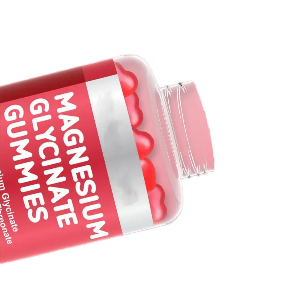 Poudre sauvage cultivée dans des bouteilles en plastique pour usage alimentaire Glycinate de magnésium de qualité alimentaire Gummies d'extrait de plantes