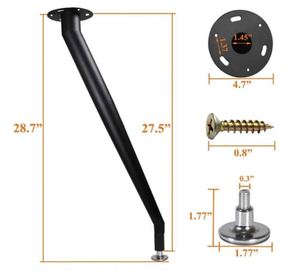 Modern Iron Tapered Furniture <b>Legs</b> <b>for</b> Table TV Cabinet <b>Sofa</b>-Outdoor & Bedroom Use Wholesale - Product Image 2