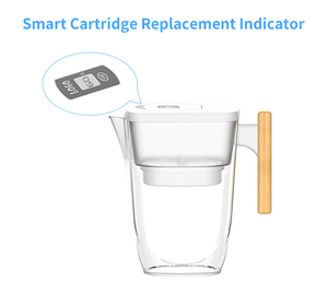 BPA Free Tritan in plastica brocca con filtro per l'<span class=keywords><strong>acqua</strong></span> in carbonio + resina a scambio ionico + cartuccia in cotone PP brocca - Product Image 6