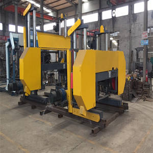 Industrial Heavy Duty <b>Eco</b>-Friendly Horizontal Band Saw Mill with PLC Core Components 2500mm Working Width for <b>Log</b> Slab Cutting - Product Image 4