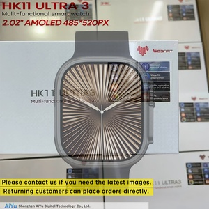 <span class=keywords><strong>Smartwatch</strong></span> Quadrato HK11 Ultra 3 con Display AMOLED da <span class=keywords><strong>2</strong></span>,02 Pollici, Impermeabile, AI, per Esterni, con <span class=keywords><strong>2</strong></span> Cinturini - Vendita Diretta dalla Fabbrica 2026 - Product Image 1