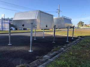 HERUI HR-UT personnalisé capot élevé en aluminium camion Ute auvent avec boîtes à outils en option accessoires de camion - Product Image 3