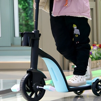 RHS-SCT81 vente chaude enfants planche à roulettes voiture clignotant roue ciseaux voiture brasse Scooter 3 roues Scooter créatif