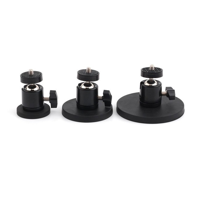 66mm 1/4 Mini Tripod Ball Head Action Camera Holder Accessories Magnetic Mount for GoPro Hero 12 11 Black 10 9 8 7 6 5 Insta360
