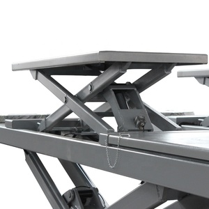 Pont élévateur à ciseaux de haute qualité, capacité 4000 kg, pour alignement de roues, élévateur de voiture à ciseaux à levée moyenne, pour <span class=keywords><strong>garage</strong></span> domestique, avec certification CE - Product Image 2
