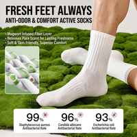 Chaussettes de sport pour hommes avec logo personnalisé, coussin de massage 3D, respirantes, en maille éponge, chaussettes de compression pour la course à pied, le fitness et le sport