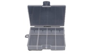 Boîte de rangement rectangulaire en plastique PP transparent avec fermeture à clipser rigide, organisateur transparent pour la maison et le bureau