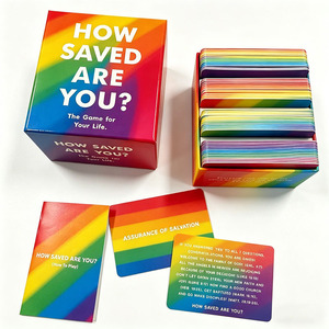 Custom Design Fancy Paper Rigid Box Pack with Cardboard Bible Verse Affirmation <strong>Cards</strong> OEM Printing and <strong>Booklet</strong> - Product Image 1