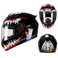2025 Prix de base Usine Straight Cool Graffiti Casque de moto avec structure de coque ABS certifiée DOT