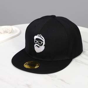 Sports Hip Hop Street Dance Dobby <b>Hand</b> Embroidery Flat Brim Baseball Cap OEM Breathable Custom Design Unisex - Product Image 4