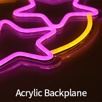 IP65 évalué personnalisable 5m paysage néon lumière publicité signe LED acrylique ornement décoratif atmosphère lumière