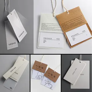 Creative design of tag, custom clothing tag tag, custom label underwear hang tags
