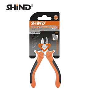 Alicate Cortador de Alambre SHIND 94002, Herramienta Manual, Alicates de Corte <span class=keywords><strong>Diagonal</strong></span> de 115 mm (4.5'') - Product Image 3