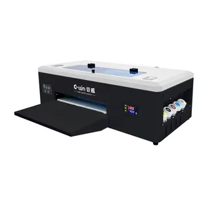 A3 size cheaper desktop DTF printing machine L1800 L1390 use white ink auto spot color made good for use