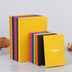 Carnet de notes personnalisé avec logo, format A5/A6, pour l'école, avec couverture rigide, reliure spirale et sangle, idéal pour un cadeau - Product Image 1