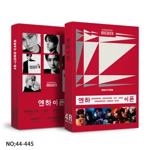 Grosir kpop bts album baru-Kartu LOMO Bintang Korea Isi 30 Buah/Boks, Kartu Koleksi Foto Album Baru 6 Inci, Kartu LOMO 4R Dua Sisi