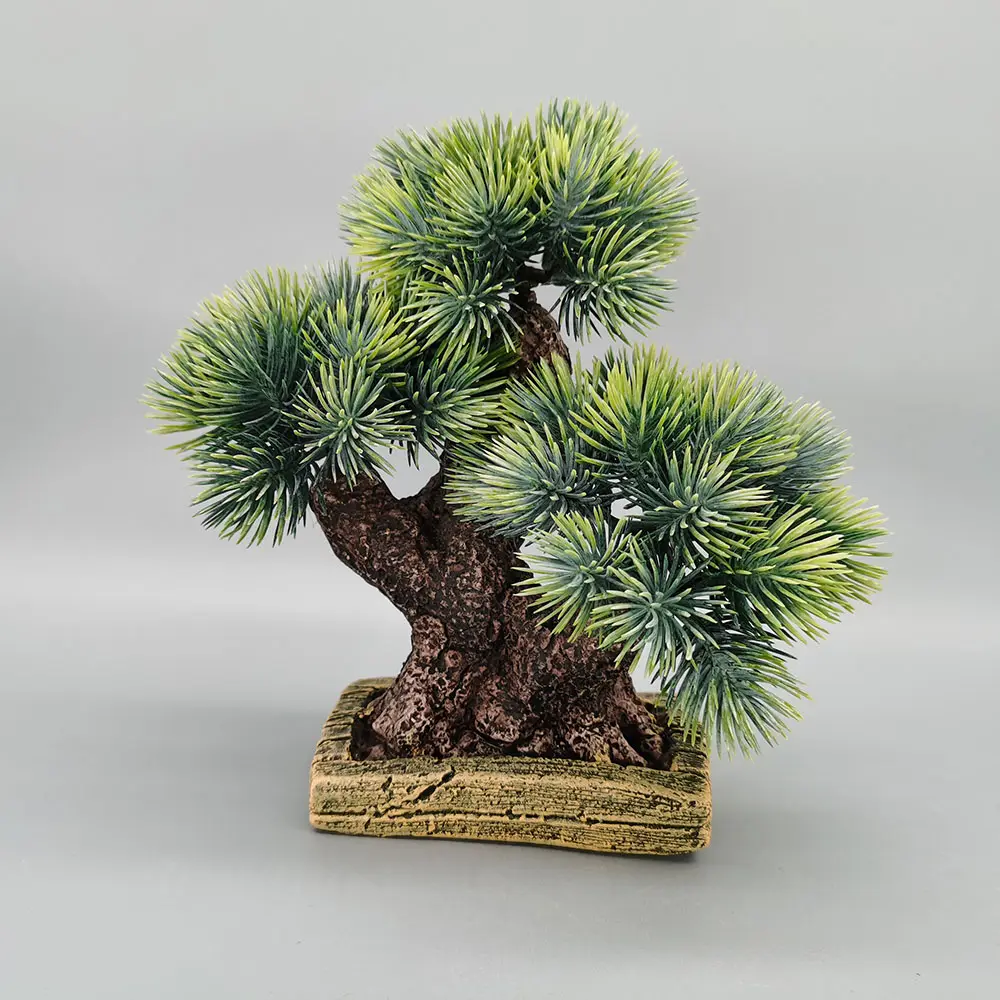 Yapay simüle bitki bonsai ağacı masa süsleri