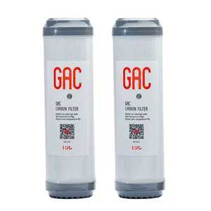 10 Inch Gac granular activated carbon water filter cartridge for water purification