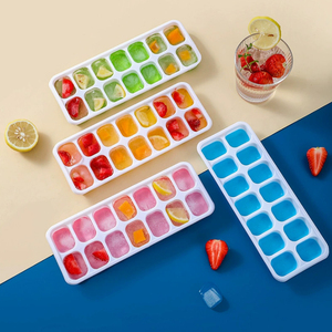 Bán Buôn Nhà Bếp Cấp Thực Phẩm <span class=keywords><strong>Silicone</strong></span> <span class=keywords><strong>Ice</strong></span> <span class=keywords><strong>Cube</strong></span> Khay Với Leakproof Nắp Đóng Băng <span class=keywords><strong>Ice</strong></span> Molds Container Linh Hoạt <span class=keywords><strong>Ice</strong></span> Cream <span class=keywords><strong>Maker</strong></span> - Product Image 4