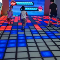Lumières LED RGB interactives programmables DMX512 avec sensibilité à la pression pour sols de jeu, indice de protection IP67