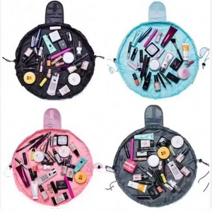 Free Sample Travel Toiletry Storage Pouch Lazy <b>Drawstring</b> Cosmetic <b>Bag</b> <b>Makeup</b> <b>Bags</b> for Beauty Organizer - Product Image 4