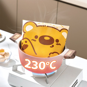 Heartmade Bear Kneading <b>Mat</b> Thickened Silicone Non Stick Baking Workbench Home Use - Product Image 2