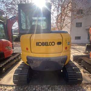 รถขุดไฮดรอลิกขนาดเล็ก Kobelco SK55 SRX มือสองจากญี่ปุ่น น้ำหนัก 5.5 ตัน เครื่องยนต์ Yanmar รุ่นปี 2023 คุณภาพสูง ชั่วโมงการใช้งานต่ำ มีสินค้าในสต็อก - Product Image 6