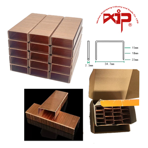 Punti Metallici a Corona Larga Serie Clou 35, Punti Metallici a U per Sigillatura Cartoni 15mm/18mm/22mm Elettrozincati per Industria Generale - Product Image 4