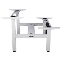 Bureau assis-debout électrique moderne avec quatre moteurs et hauteur réglable, cadre de bureau pour la maison et le bureau