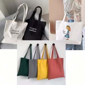 Bolsa de Tela Ecológica Reutilizable con Logotipo Personalizado, Bolsa de Compras de Algodón Orgánico - Product Image 4