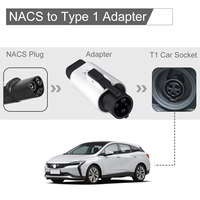 Connecteur secteur 32A Zencar Type 2 à Type 1 Adaptateur de chargeur EV 22Kw GBT Plug avec crochet pour voiture électrique