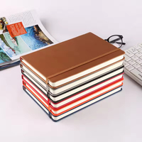 Cuaderno de Cuero PU A5 de Alta Calidad con Logotipo Personalizado Impreso, 100 Hojas, Páginas Rayadas Blancas Marfil, Encuadernación Wire-O, Diario Escolar Macaron