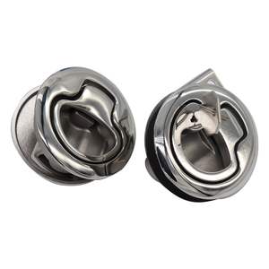 Marin Hardware Nouveau loquet de trappe pour pont de bateau Poignée de <span class=keywords><strong>levage</strong></span> à taquet en alliage d'acier inoxydable 316 avec anneau de verrouillage Produit de genre marin - Product Image 2