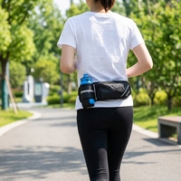 Sac banane antivol géométrique personnalisé, étanche et résistant à l'usure, pour la course à pied, le jogging et les activités de plein air, vente en gros