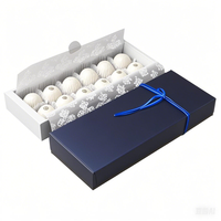 Carton en papier recyclé 2 4 6 8 9 12 Boîte d'emballage de luxe pour chocolat, cadeau personnalisé Emballage dans une boîte à truffes