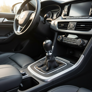 Linea Glossy Glass Cover 6-Speed Gear <b>Shift</b> <b>Knob</b> Premium Car Accessory - Product Image 3