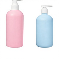 Vente en gros de flacons en plastique PET Boston mats de 350 ml et 400 ml, vides, pour lotion, shampoing, cosmétiques, gel douche, avec pompe, emballage imprimé à l'écran