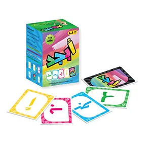 Scheda Flash di apprendimento della memoria di carta di alta qualità 52 54 mazzi di carte che bevono gioco di pensiero creativo Brainstorming Flash Card