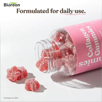 Gummies de collagène sans sucre, type l, hydrolysé, 60 gummies, beauté des cheveux et de la peau pour adultes