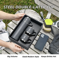 Tasse Thermos Isotherme Double Paroi en Acier Inoxydable Design Moderne Grande Capacité Isolation Thermique 12-24 Heures Cadeaux d'Affaires pour