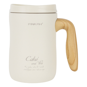 Pinkah 16Oz Thép Không Gỉ Chân Không Đôi Tường Du Lịch Cốc Cà Phê Biểu Tượng Tùy Chỉnh Mang Nhãn Hiệu Cách Nhiệt Cốc Với Xử Lý Thân Thiện Với Môi - Product Image 1