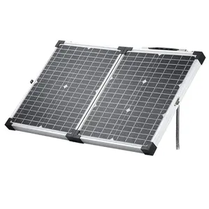 热卖100W 12v可折叠太阳能电池板50W 60W 80w框架可折叠太阳能电池板便携式太阳能充电器带控制器