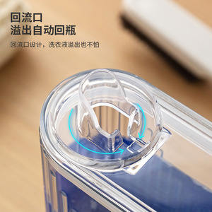 Transparent Liquid Soap Dispenser Manual Pump 500Ml For Bathroom Shampoo Shower Gel Storage Container With Label Sticker - Product Image 2