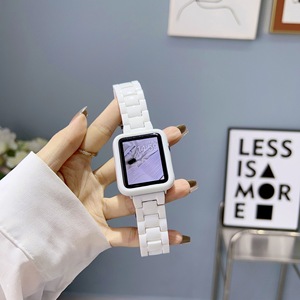 فاخرة جيدة التهوية لأربطة ساعة أبل ، ، من من 11 لون حلوى بلاستيكية ثلاثة سوار وحزمة - Product Image 2