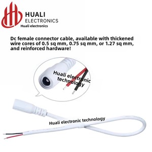 Cable <span class=keywords><strong>de</strong></span> alimentación CC Bold 075 Square, con conector macho 5525 para monitorización y conector macho 5521, <span class=keywords><strong>de</strong></span> Nylon 66 para <span class=keywords><strong>aislamiento</strong></span> 94V-0, <span class=keywords><strong>de</strong></span> 10cm a 3m, envío el mismo día. - Product Image 2
