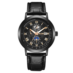 Montres de sport décontractées pour hommes bracelet en cuir calendrier montres à quartz déstockage Reloj Hombre Erkek Kol Saati - Product Image 5